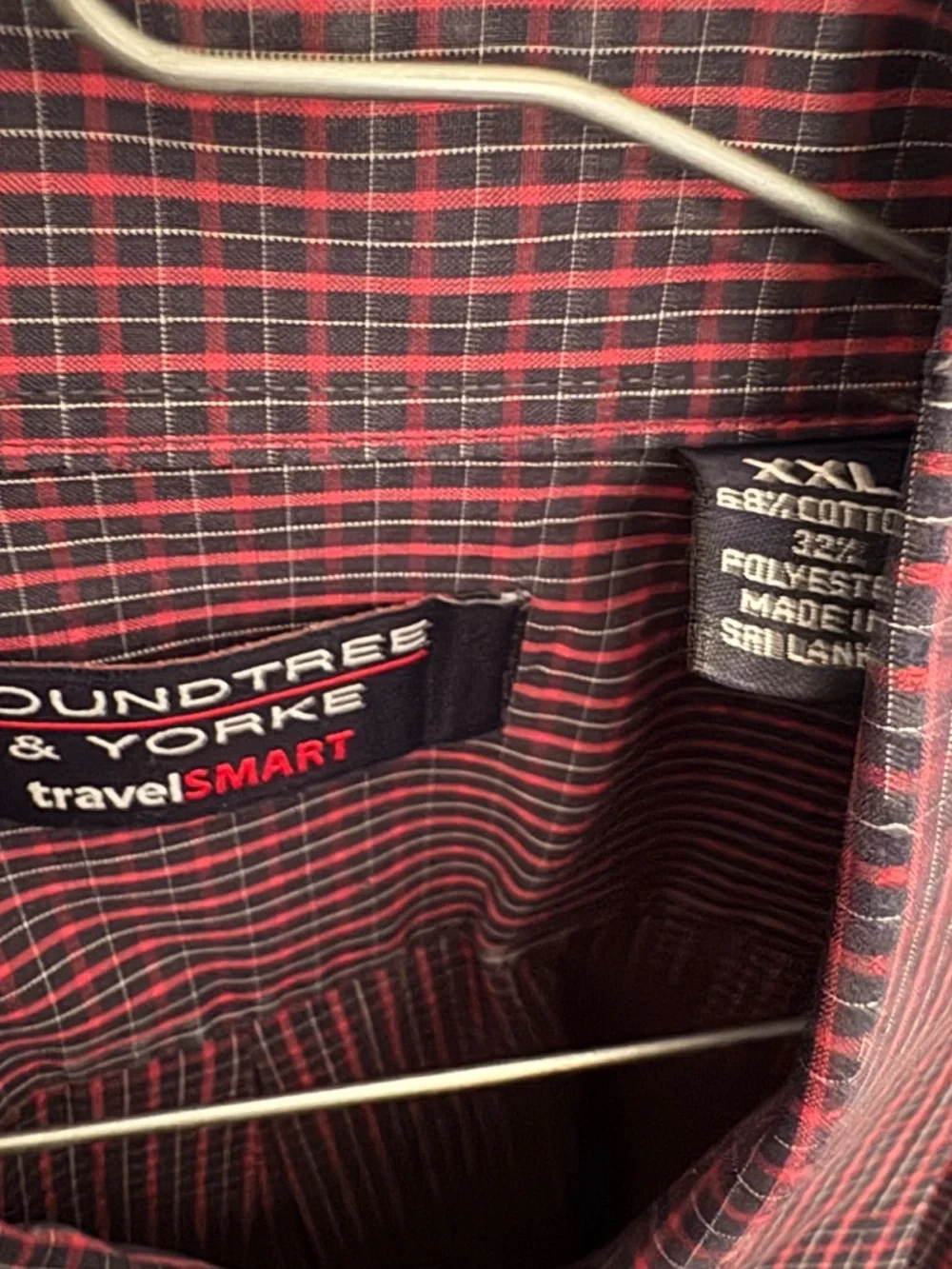 Lot of 3 Roundtree & Yorke Travel Smart Men's short sleeve Dress Shirts Size XXL